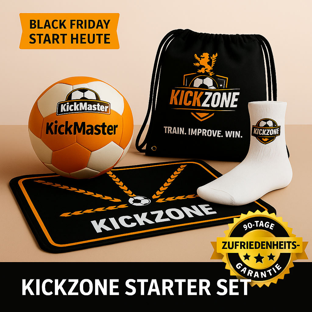 Kickzone™ Fußball Training Mat + FREE Fußball Socks &amp; Training Program