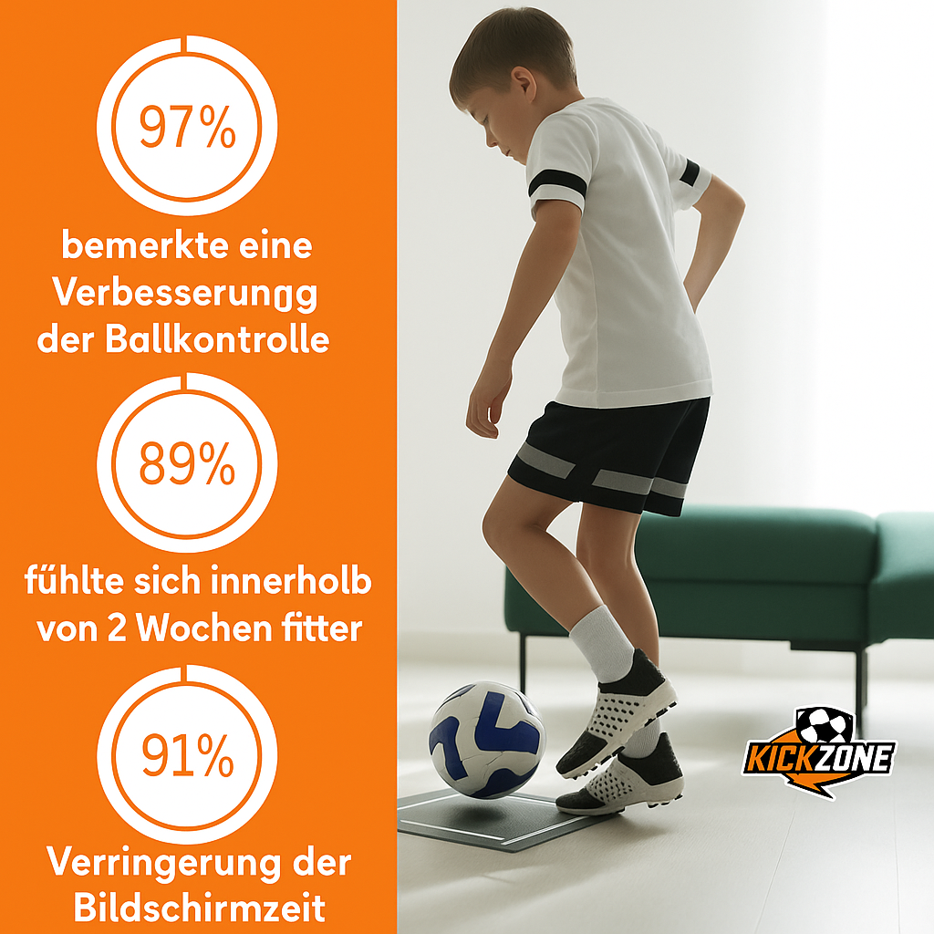 Kickzone™ Fußball Training Mat + FREE Fußball Socks &amp; Training Program