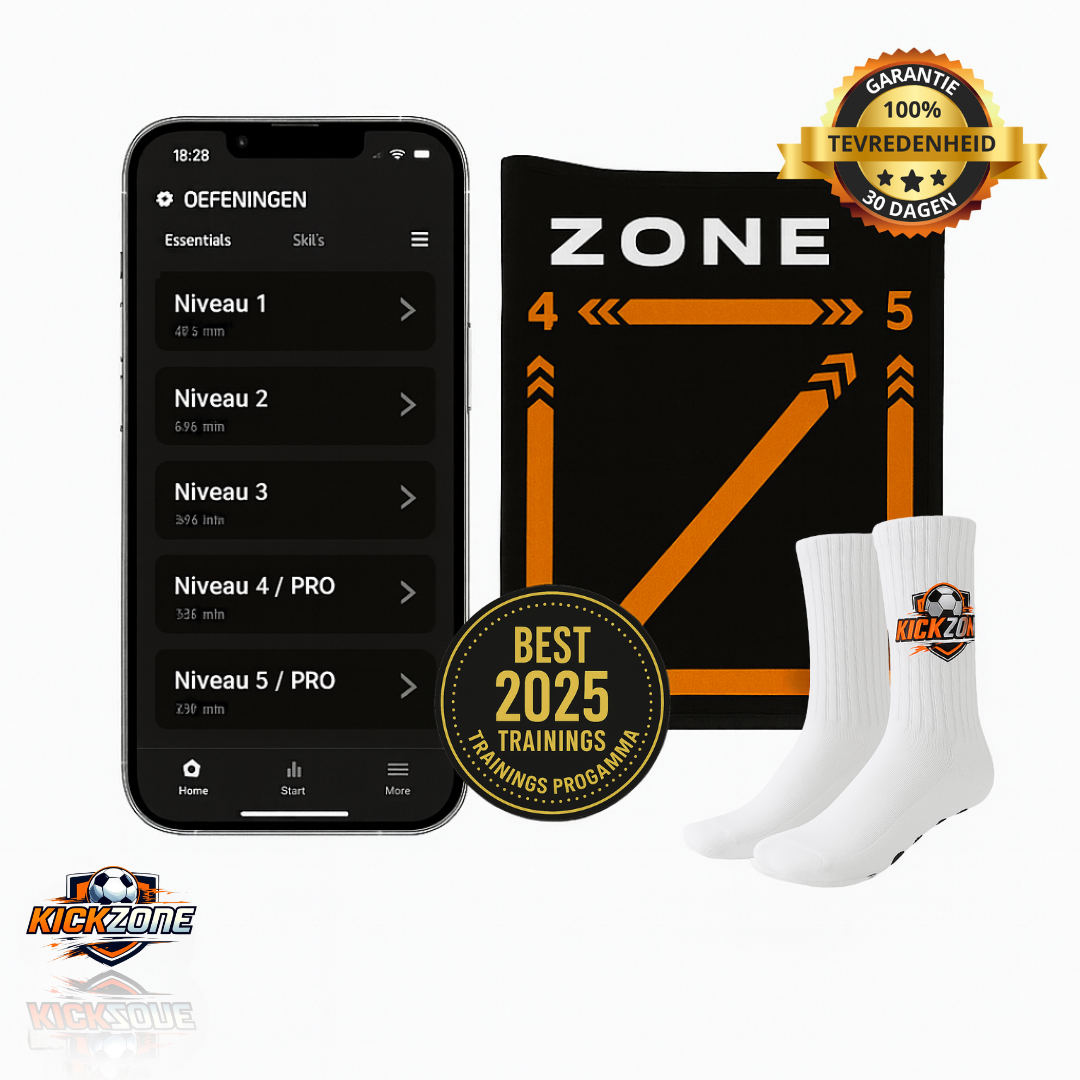 Kickzone™ Football Training Mat + FREE Training Program &amp; Football Socks
